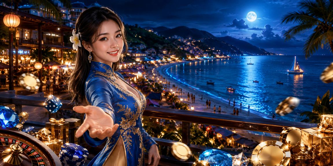Người mặc áo dài tham gia casino và xổ số trực tuyến tại Sapa – không khí giải trí vùng cao